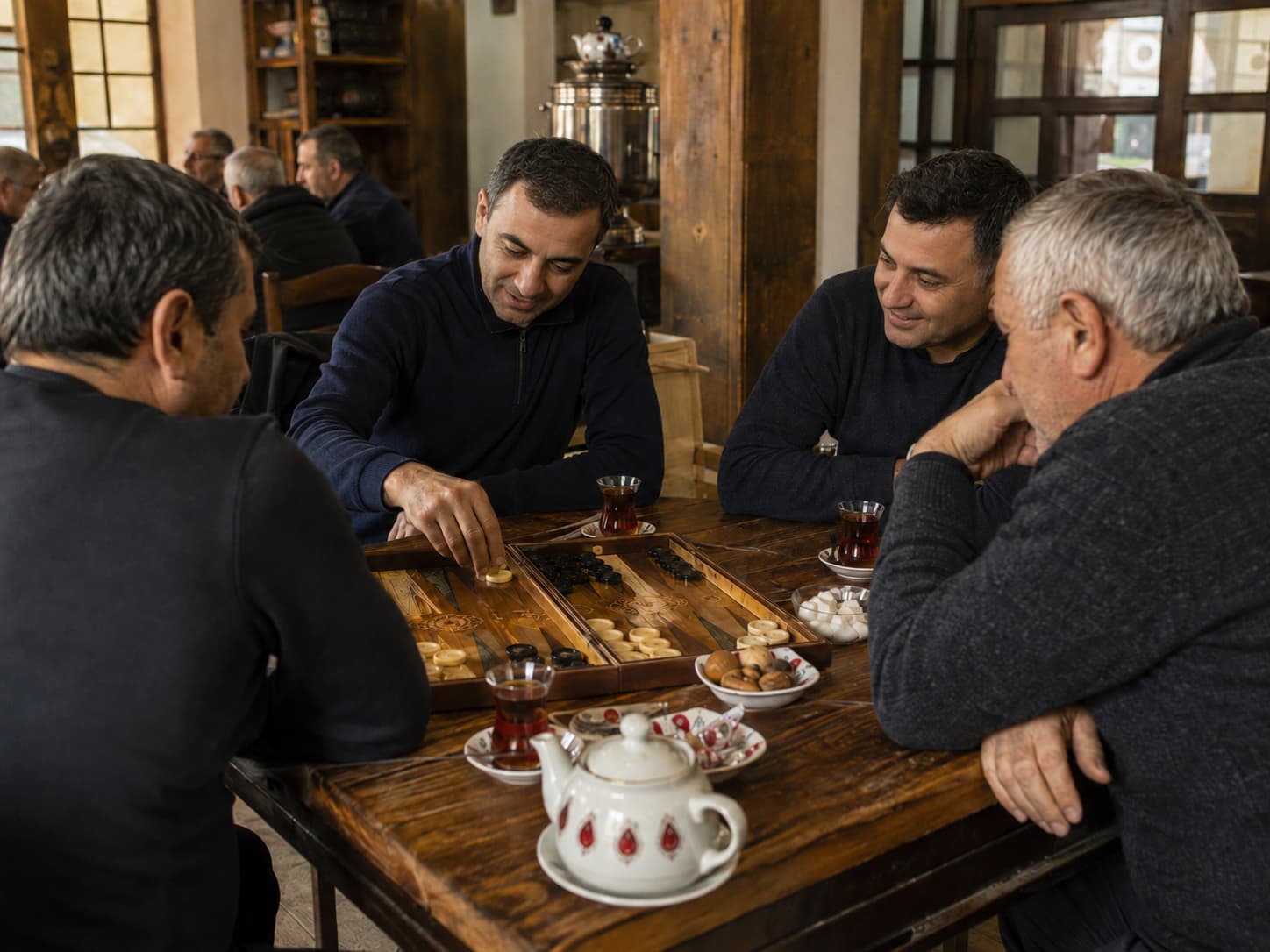 Çayhanede akşam