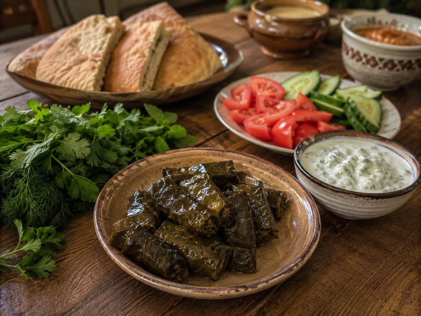 Azerbaycan dolması servisi