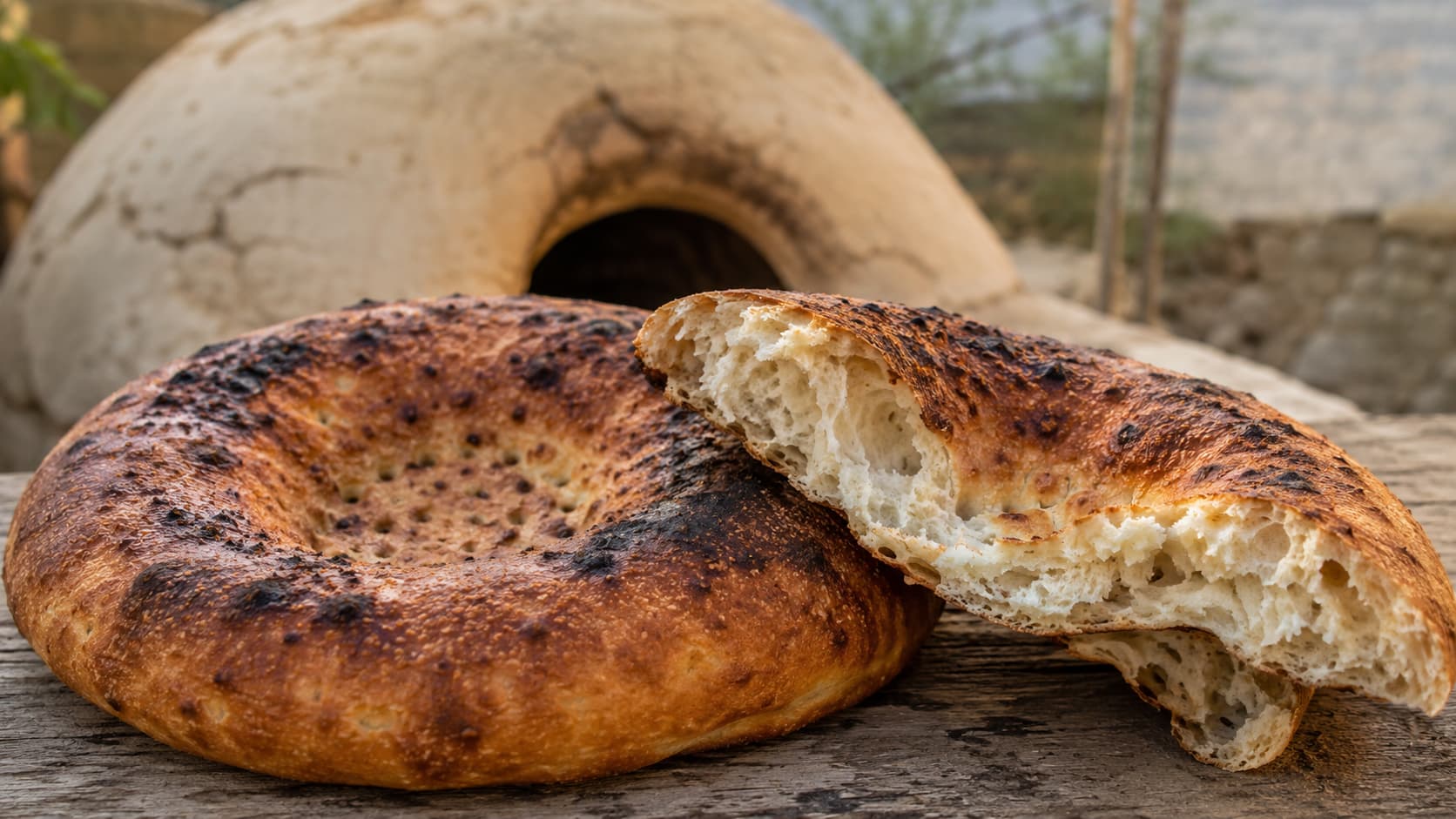 Azerbaycan tandır ekmeği