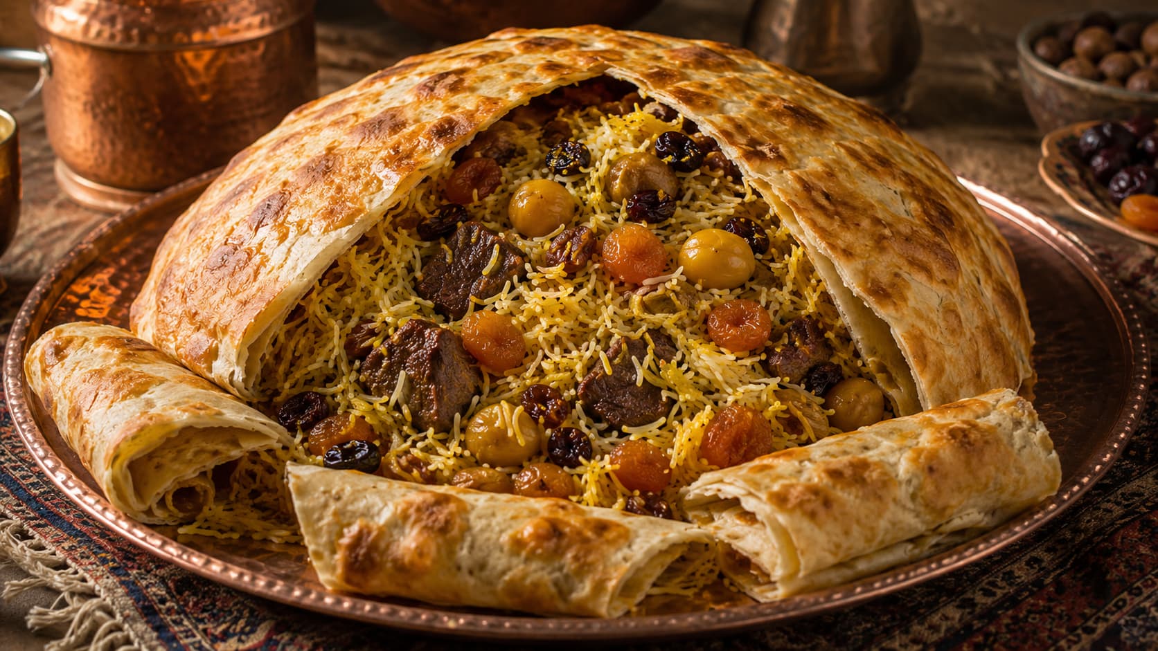 Geleneksel Azerbaycan Şah pilavı
