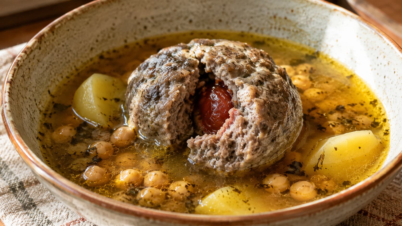 Azerbaycan küfte bozbaş çorbası